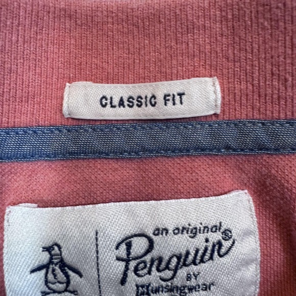 Original Penguin Polo Shirt Mens Large Classic Fit Embroidered‎ Penguin Casual - Picture 4 of 9